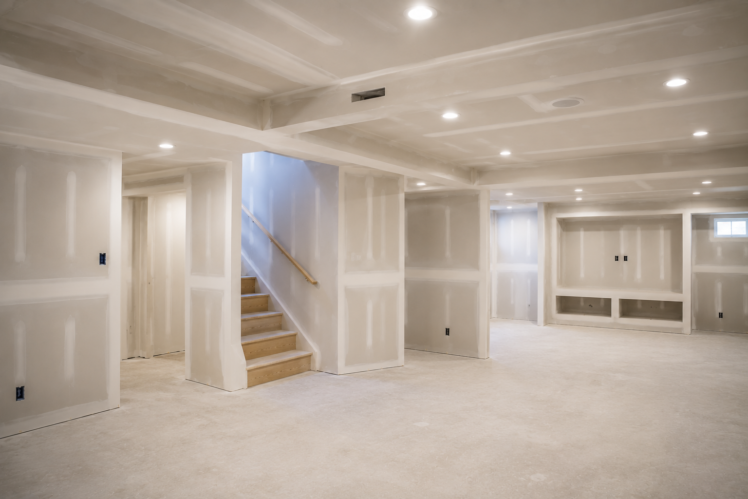 Basement Drywall Finishing
