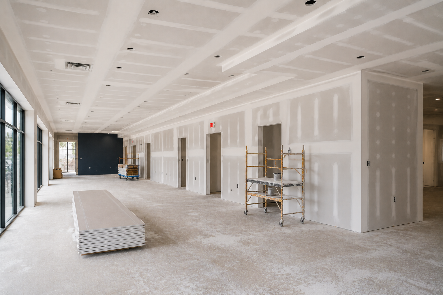Commercial Drywall Finishing